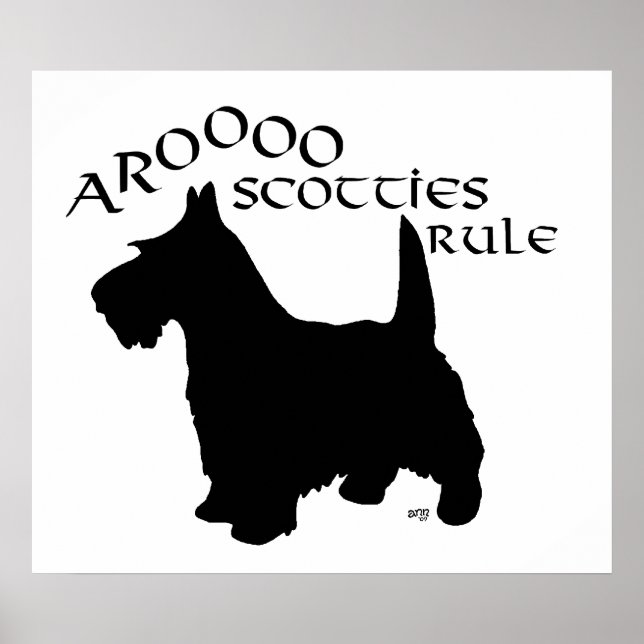 Affiche de Terrier Écossais (Devant)