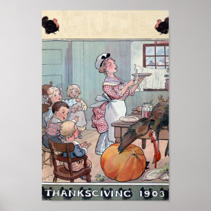 Affiche de Thanksgiving 1903