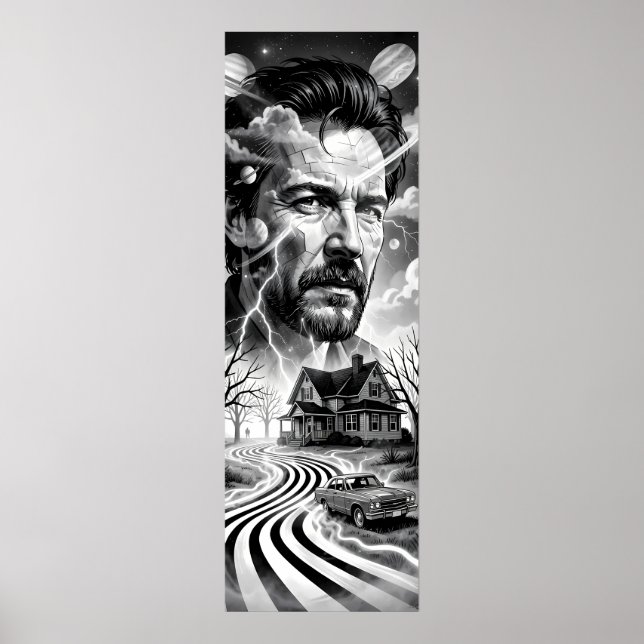 Affiche de Thunder Road Dreamscape en Noir (Devant)