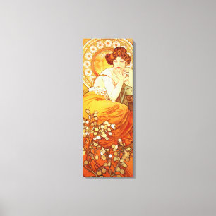 Affiche de toile de topaze d'Alphonse Mucha