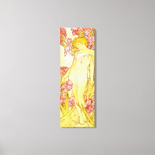Affiche de toile d'iris d'Alphonse Mucha