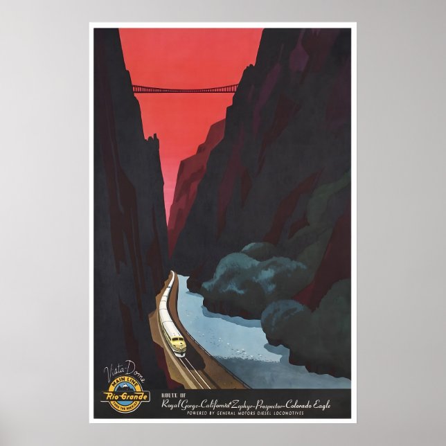 Affiche de train de Bern Hill Art de locomotive Ch (Devant)
