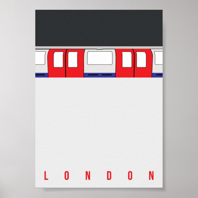 Affiche de transport à Londres (Devant)
