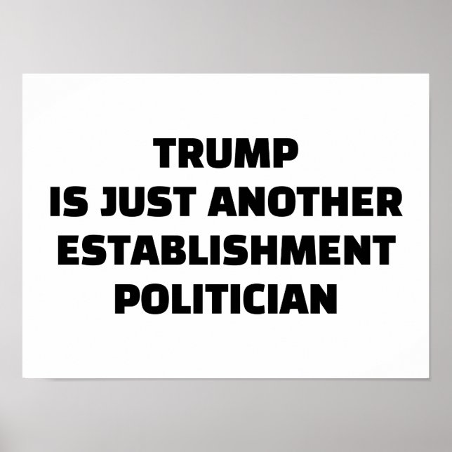 Affiche de Trump (Devant)
