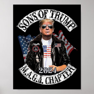 Affiche De Trump Maga Chapitre 2024 (à l'arrière)