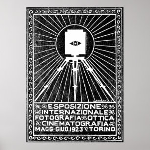 Affiche de Turin Photo Expo 1923