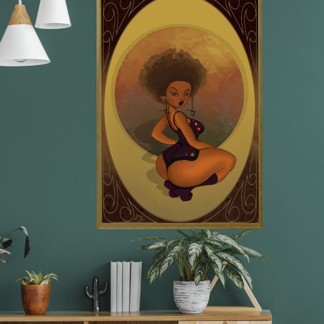 Affiche de type coccinelle féminine (Salon 1)