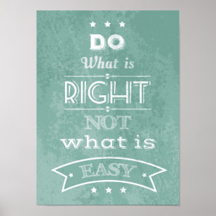 Affiche de typographie de citation inspirante