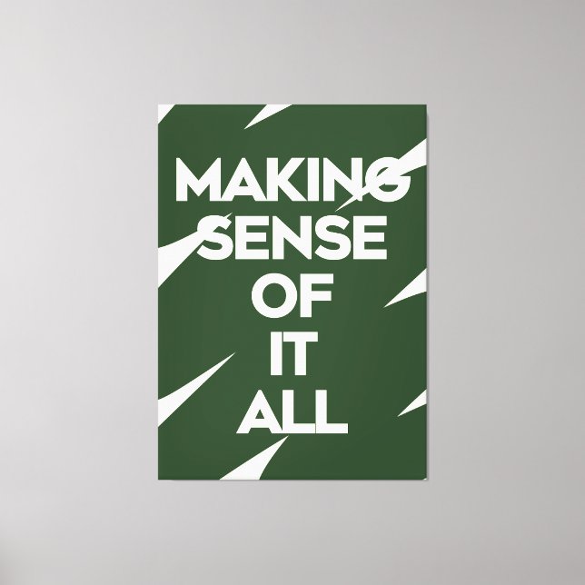 Affiche de typographie en gras Impression de citat (Recto)