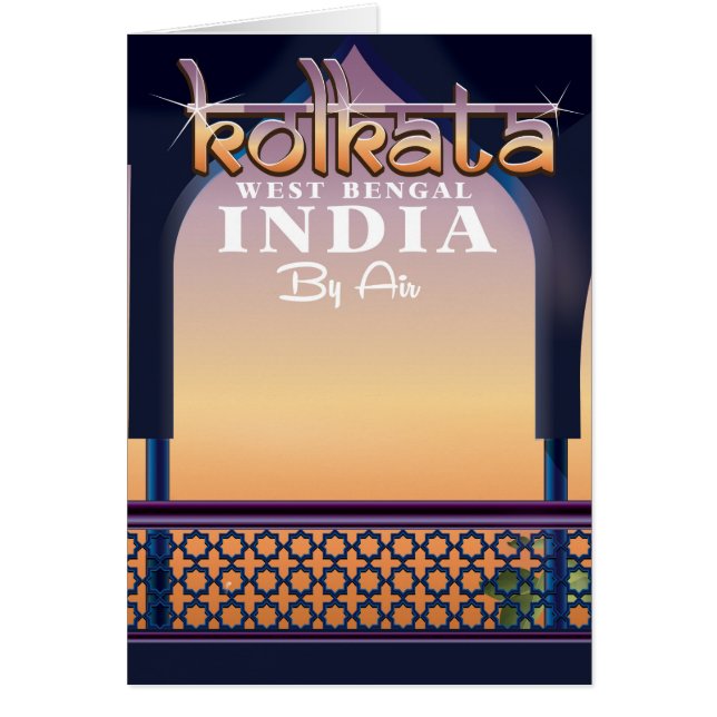Affiche de vacances à Kolkata - Bengale occidental (Devant)