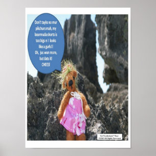 Affiche de vacances de l'ours Ker'Dunkedunk