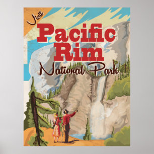 Affiche de vacances du parc national du Canada Pac