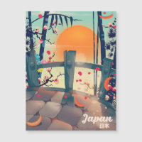 Affiche de vacances Fleur du Japon Fleur du Japon