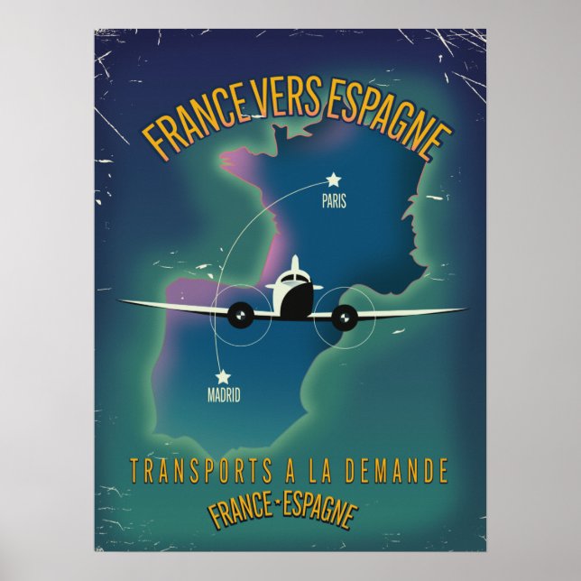 Affiche de vacances France en Espagne (Devant)
