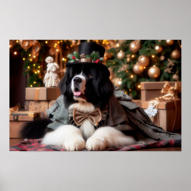 Affiche de vacances gentleman Landseer (Devant)