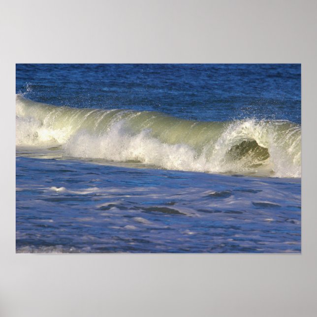 Affiche de vagues océaniques (Devant)