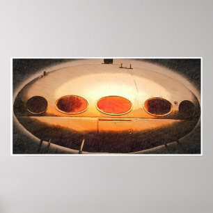 Affiche de vaisseau spatial