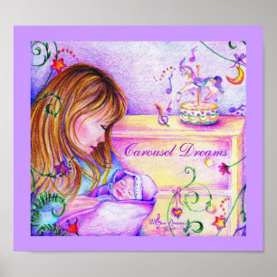 Affiche de valeur de Carousel Dreams 11,09 po x 10