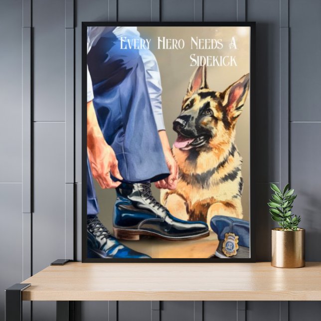 Affiche de valeur d'impression d'art mural de poli (Créateur téléchargé)