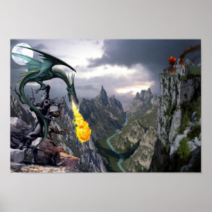 Affiche de vallée de dragon