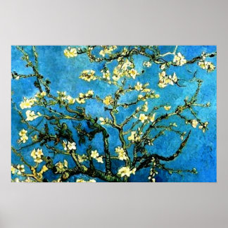 Affiche de VanGogh arbre d'amandier en fleurs