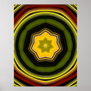 Affiche de vedette du rock