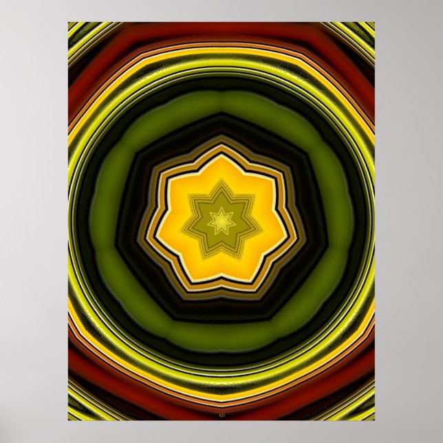 Affiche de vedette du rock (Devant)