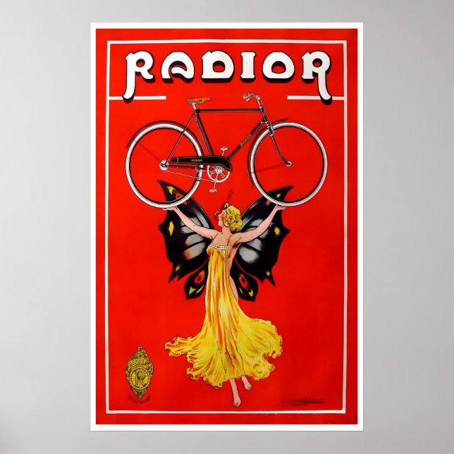 Affiche de vélo cyclisme vintage art de vélo (Devant)