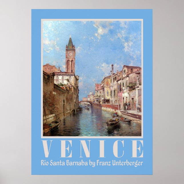 Affiche de Venise d'Unterberger (Devant)