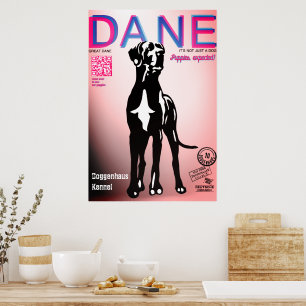 Affiche de vente de chiot Great Dane spécial