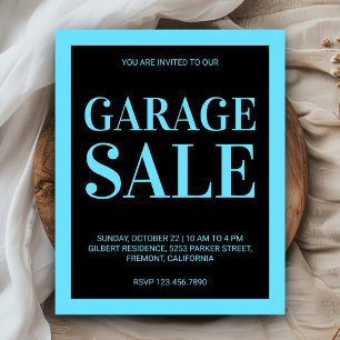 Affiche de vente de garage