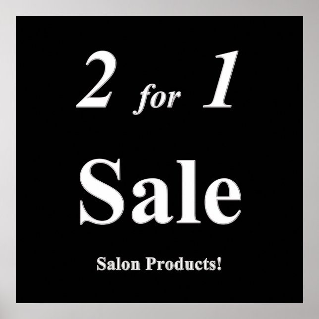 Affiche de vente de produit mate (Devant)