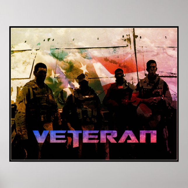 Affiche de Vétéran Américain (Devant)