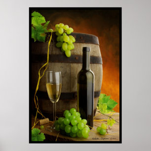 Affiche De vin toujours la vie