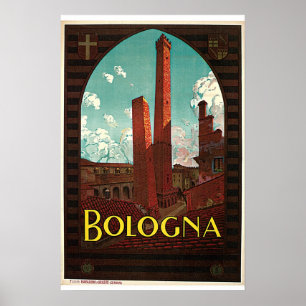 Affiche de Vintage voyage de Bologna