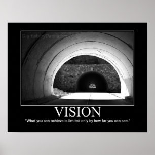 Affiche de VISION - tunnel (de motivation)