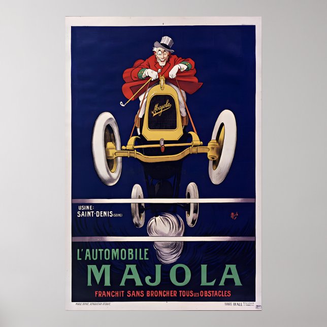 Affiche de voiture Majola - Impressions d'affiches (Devant)