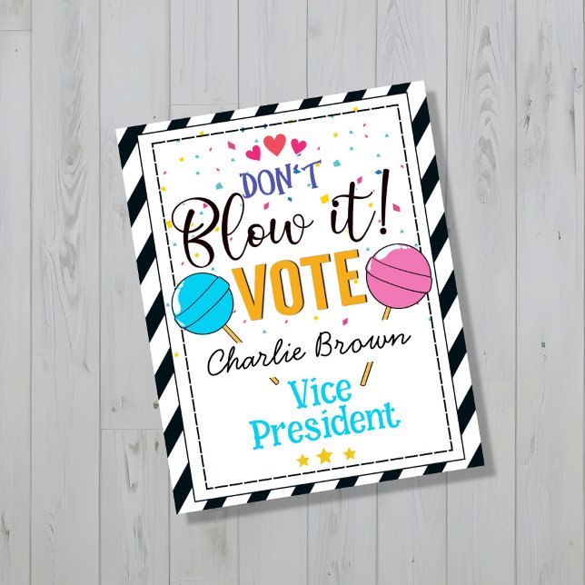 affiche de vote école salle de classe vote (Créateur téléchargé)