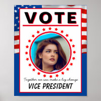 Affiche de vote pour la classe scolaire - Voter vi