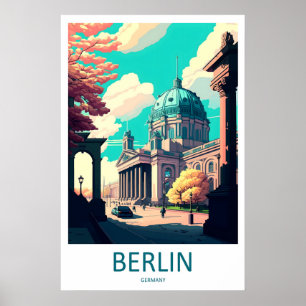 Affiche de voyage à Berlin en Allemagne 2
