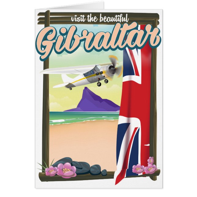 Affiche de voyage à Gibraltar la Belle (Devant)