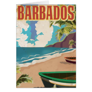 Affiche de voyage à la Barbade
