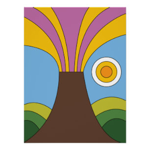 Affiche de voyage à l'effigie du Vintage Hawaï des