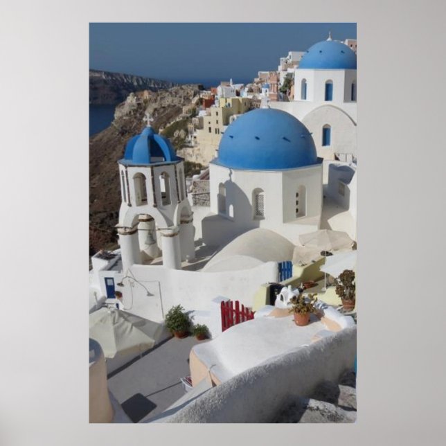 Affiche de voyage à Mykonos Grèce (Devant)