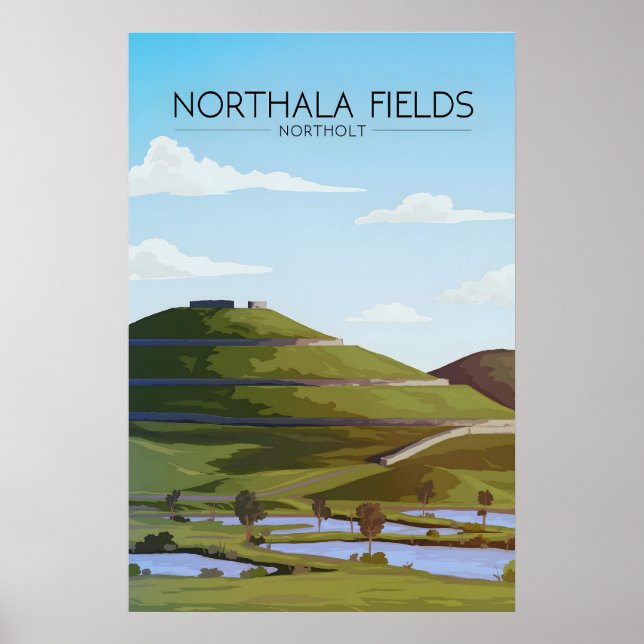 Affiche de voyage à Northala Fields Londres (Devant)