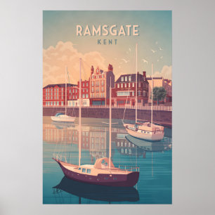 Affiche de voyage à Ramsgate Seaside