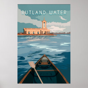 Affiche de voyage à Rutland Water