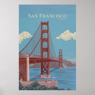 Affiche de voyage à San Francisco