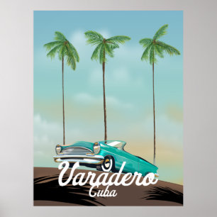 Affiche de voyage à Varadero Cuba