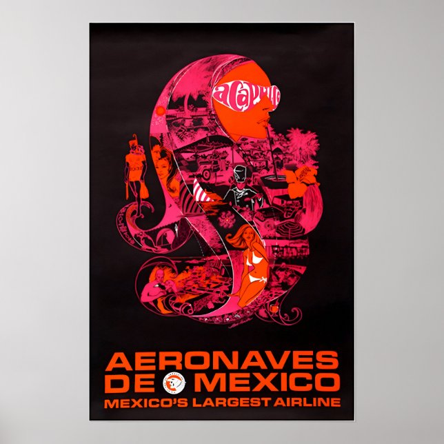 Affiche de voyage Aeronaves Impression d'art d'Aca (Devant)